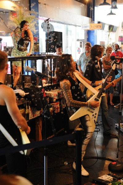 Triple Cobra at Waterloo Records instore, Austin, Texas