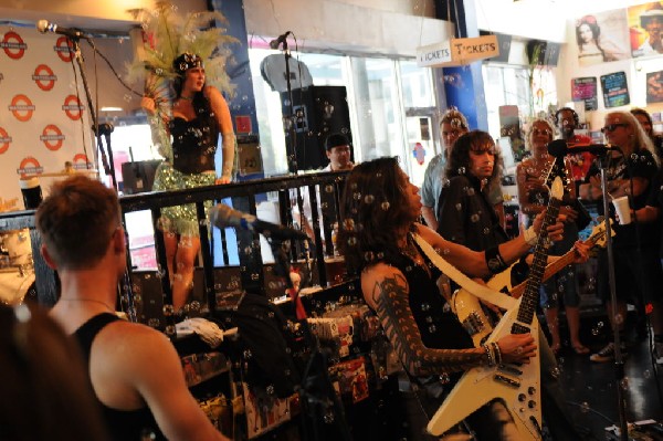 Triple Cobra at Waterloo Records instore, Austin, Texas