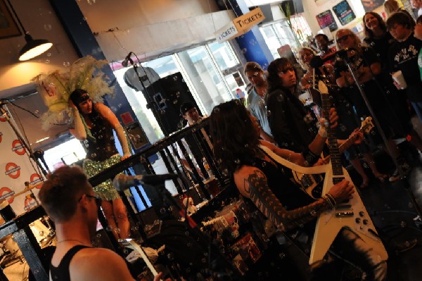 Triple Cobra at Waterloo Records instore, Austin, Texas