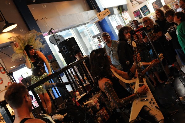 Triple Cobra at Waterloo Records instore, Austin, Texas