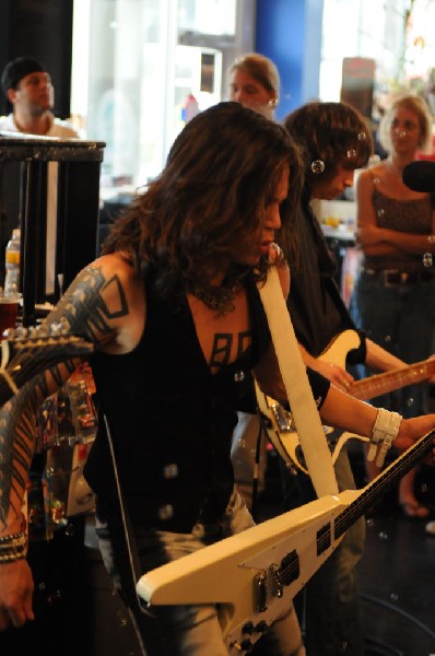 Triple Cobra at Waterloo Records instore, Austin, Texas