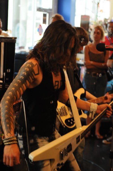 Triple Cobra at Waterloo Records instore, Austin, Texas