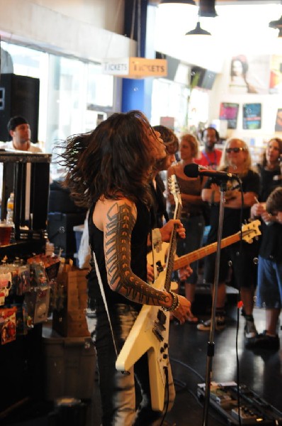 Triple Cobra at Waterloo Records instore, Austin, Texas