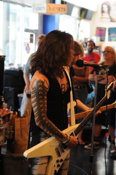 Triple Cobra at Waterloo Records instore, Austin, Texas