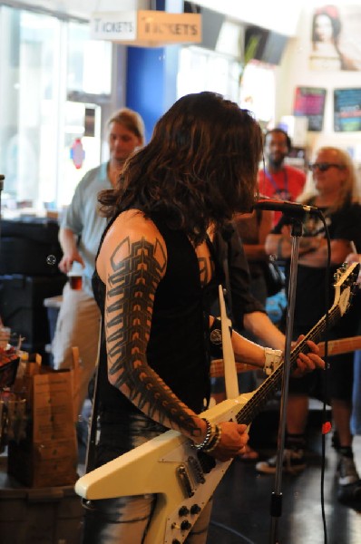 Triple Cobra at Waterloo Records instore, Austin, Texas