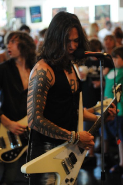 Triple Cobra at Waterloo Records instore, Austin, Texas