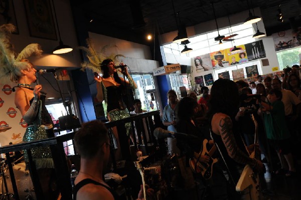 Triple Cobra at Waterloo Records instore, Austin, Texas