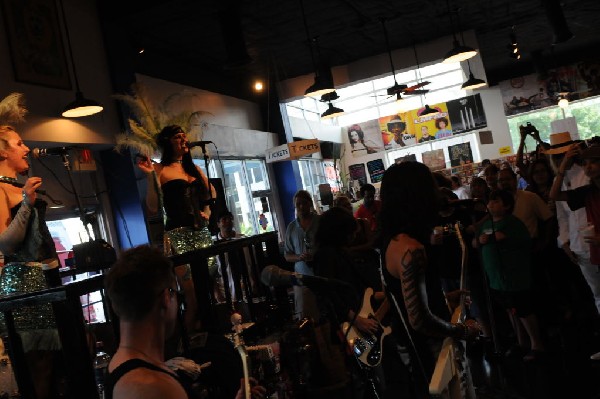 Triple Cobra at Waterloo Records instore, Austin, Texas