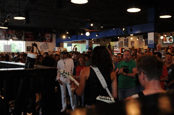 Triple Cobra at Waterloo Records instore, Austin, Texas