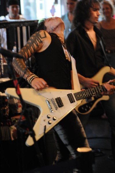 Triple Cobra at Waterloo Records instore, Austin, Texas