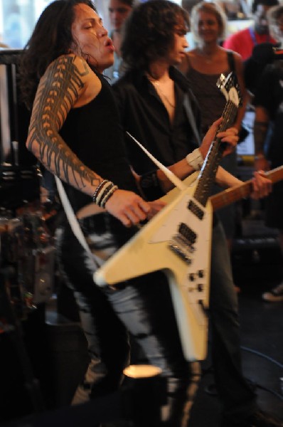 Triple Cobra at Waterloo Records instore, Austin, Texas