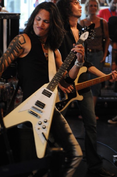 Triple Cobra at Waterloo Records instore, Austin, Texas