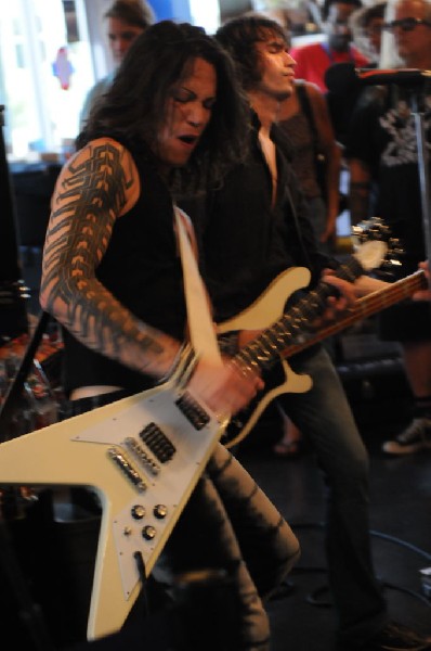 Triple Cobra at Waterloo Records instore, Austin, Texas