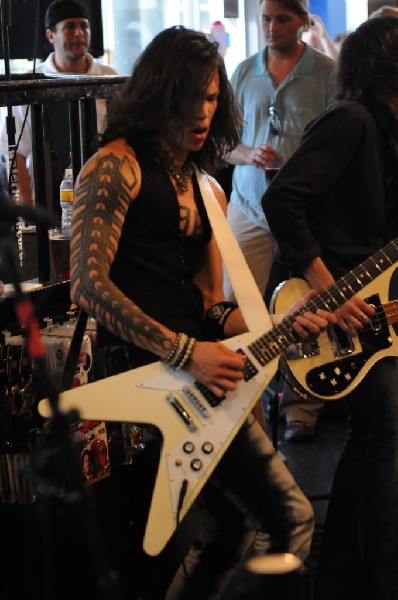 Triple Cobra at Waterloo Records instore, Austin, Texas