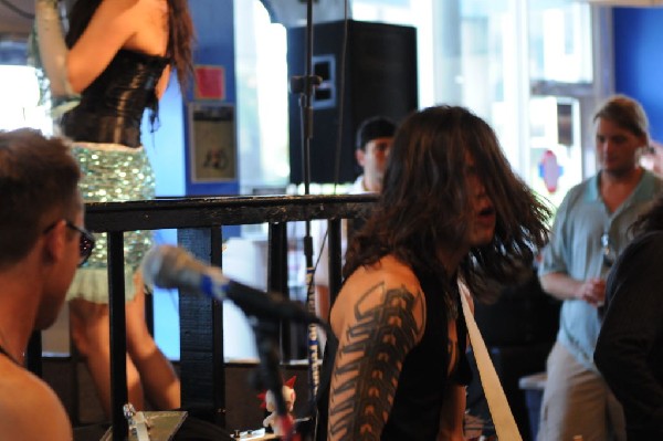 Triple Cobra at Waterloo Records instore, Austin, Texas