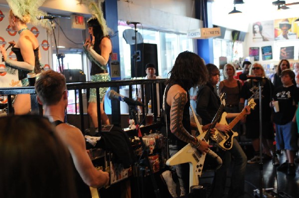 Triple Cobra at Waterloo Records instore, Austin, Texas