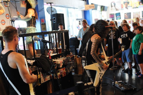 Triple Cobra at Waterloo Records instore, Austin, Texas