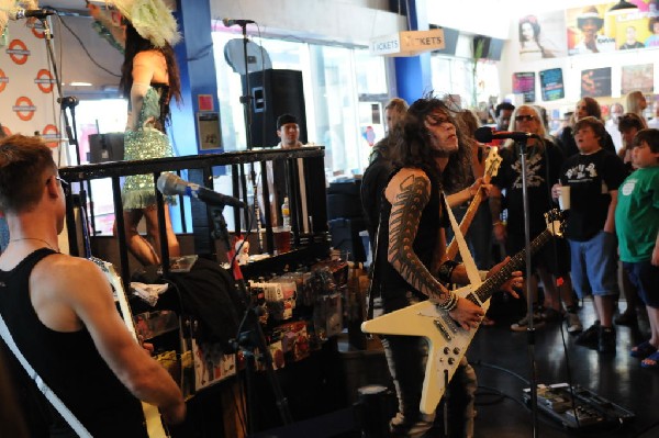 Triple Cobra at Waterloo Records instore, Austin, Texas