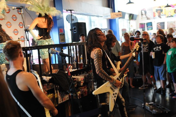 Triple Cobra at Waterloo Records instore, Austin, Texas