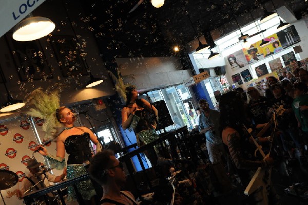 Triple Cobra at Waterloo Records instore, Austin, Texas