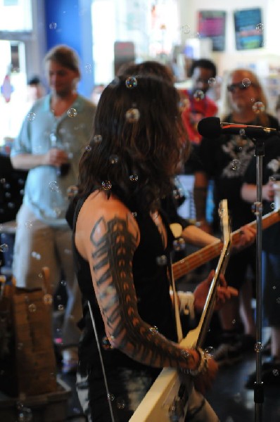 Triple Cobra at Waterloo Records instore, Austin, Texas