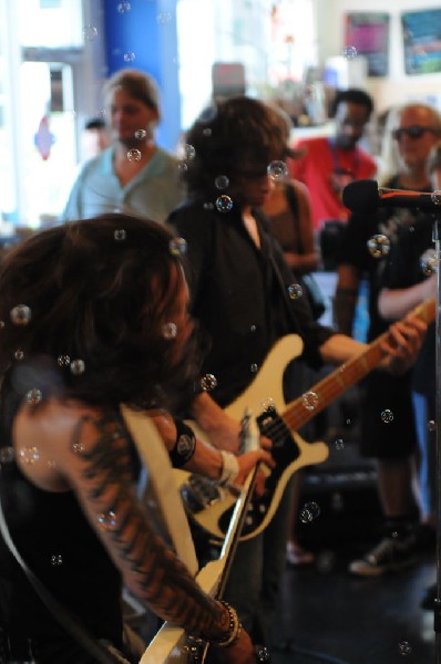 Triple Cobra at Waterloo Records instore, Austin, Texas