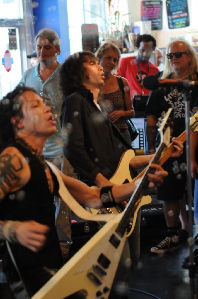 Triple Cobra at Waterloo Records instore, Austin, Texas