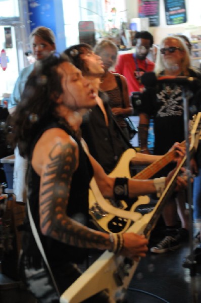 Triple Cobra at Waterloo Records instore, Austin, Texas