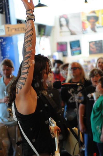 Triple Cobra at Waterloo Records instore, Austin, Texas