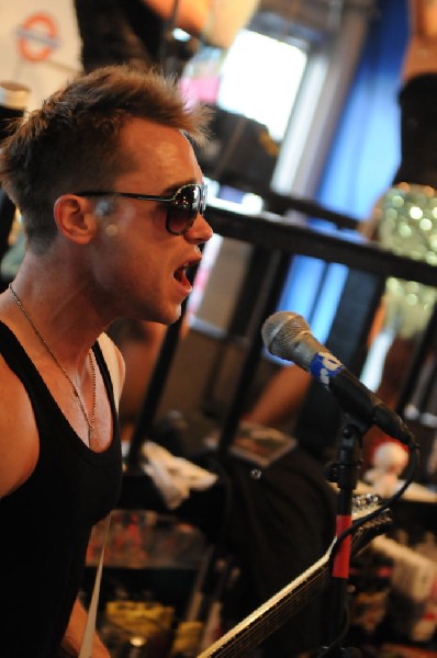 Triple Cobra at Waterloo Records instore, Austin, Texas