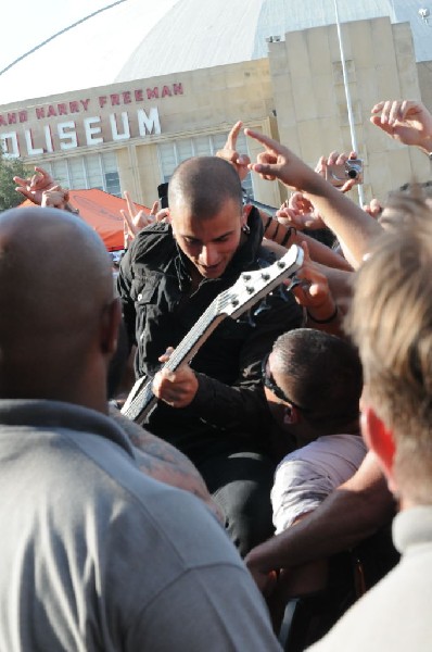 Trivium at the Mayhem Festival 2009 at the AT&T Center, San Antonio