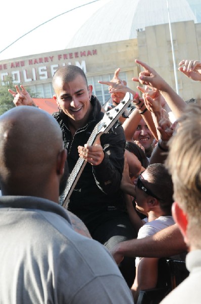 Trivium at the Mayhem Festival 2009 at the AT&T Center, San Antonio