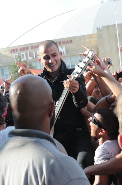 Trivium at the Mayhem Festival 2009 at the AT&T Center, San Antonio