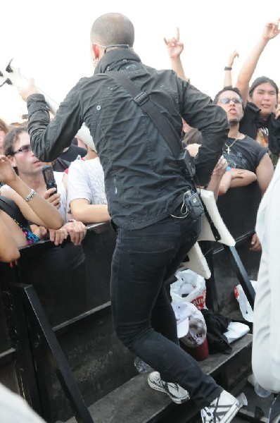 Trivium at the Mayhem Festival 2009 at the AT&T Center, San Antonio