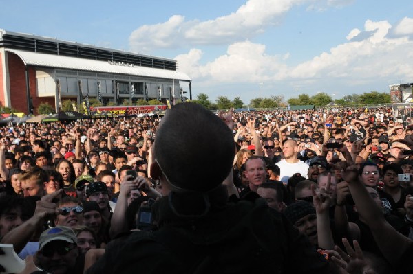 Trivium at the Mayhem Festival 2009 at the AT&T Center, San Antonio