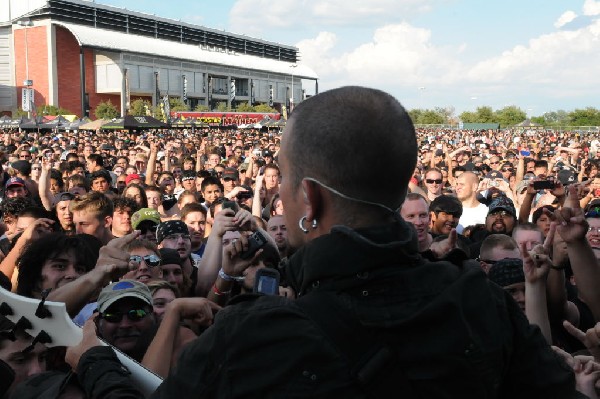 Trivium at the Mayhem Festival 2009 at the AT&T Center, San Antonio