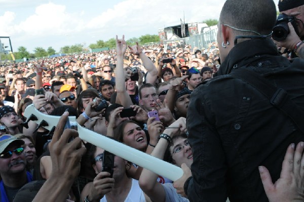 Trivium at the Mayhem Festival 2009 at the AT&T Center, San Antonio