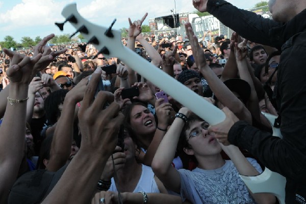 Trivium at the Mayhem Festival 2009 at the AT&T Center, San Antonio