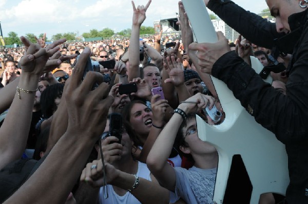 Trivium at the Mayhem Festival 2009 at the AT&T Center, San Antonio