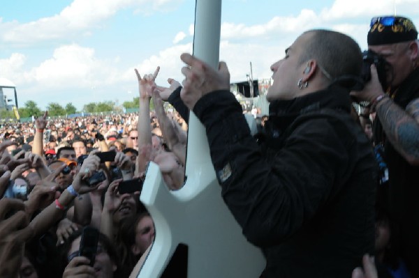 Trivium at the Mayhem Festival 2009 at the AT&T Center, San Antonio