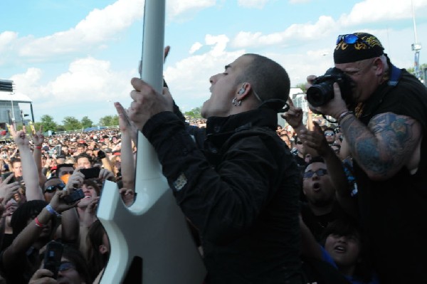 Trivium at the Mayhem Festival 2009 at the AT&T Center, San Antonio