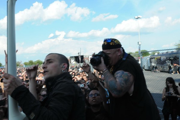 Trivium at the Mayhem Festival 2009 at the AT&T Center, San Antonio