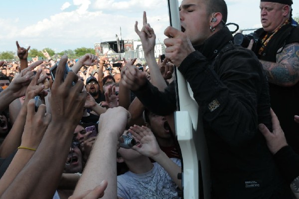 Trivium at the Mayhem Festival 2009 at the AT&T Center, San Antonio