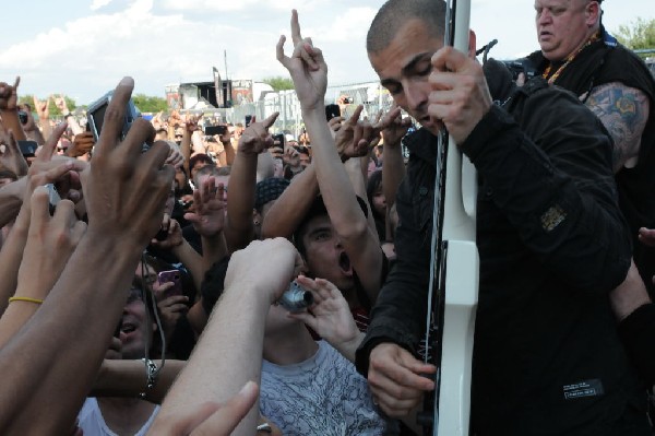 Trivium at the Mayhem Festival 2009 at the AT&T Center, San Antonio