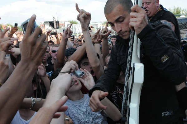 Trivium at the Mayhem Festival 2009 at the AT&T Center, San Antonio