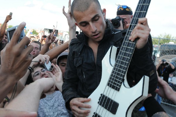 Trivium at the Mayhem Festival 2009 at the AT&T Center, San Antonio