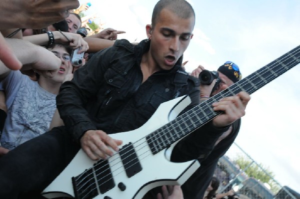 Trivium at the Mayhem Festival 2009 at the AT&T Center, San Antonio