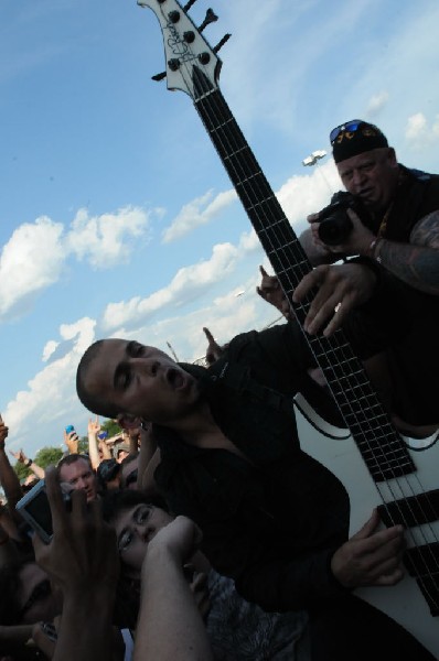 Trivium at the Mayhem Festival 2009 at the AT&T Center, San Antonio