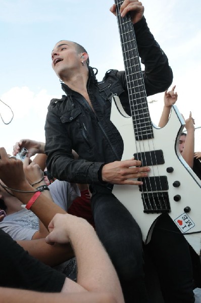 Trivium at the Mayhem Festival 2009 at the AT&T Center, San Antonio