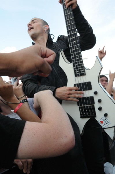 Trivium at the Mayhem Festival 2009 at the AT&T Center, San Antonio